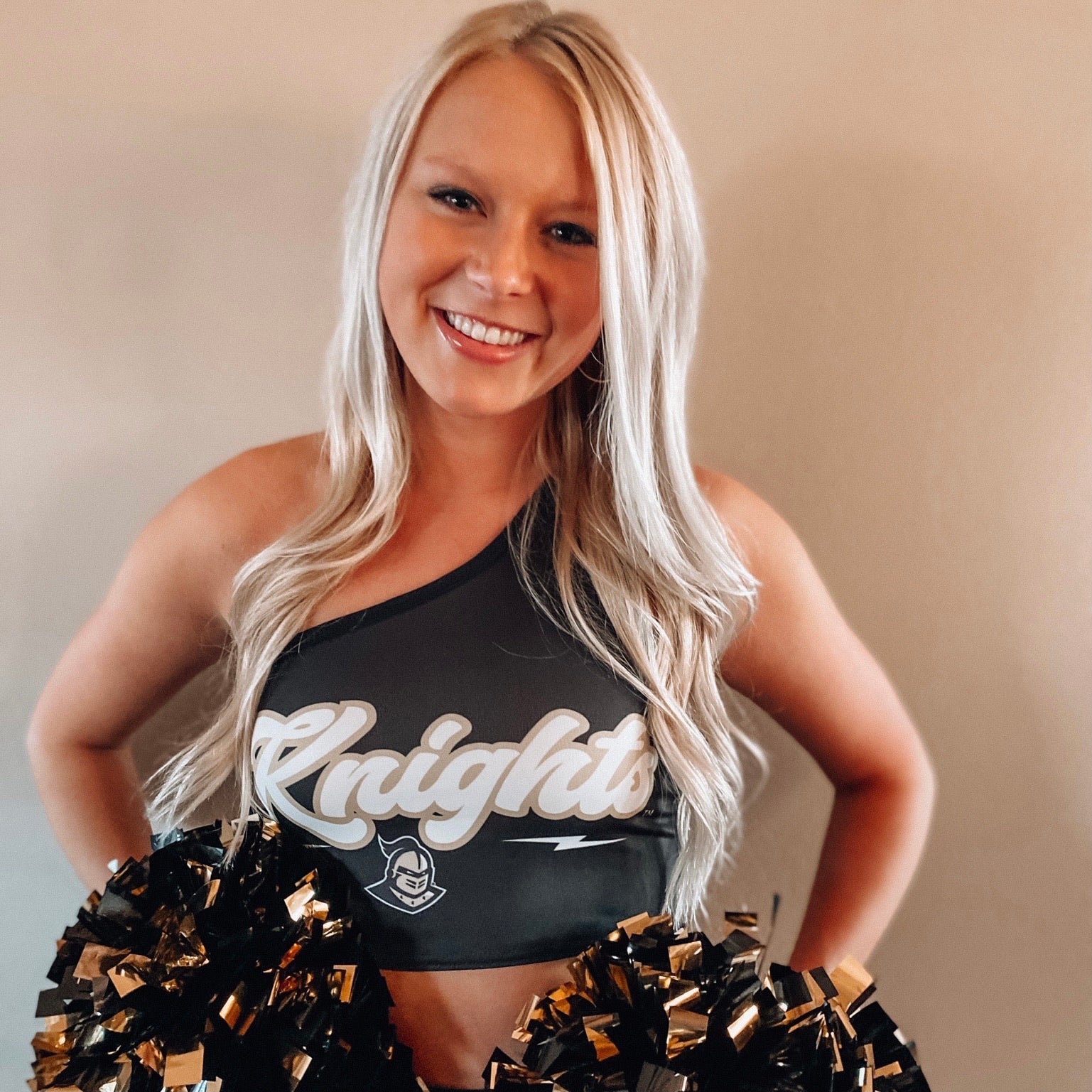 UCF Knights Lightning One Shoulder Top