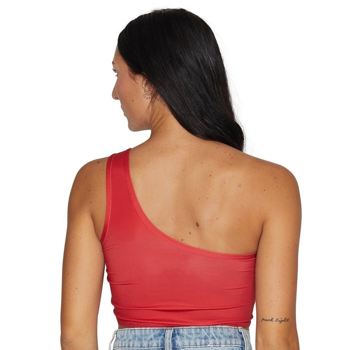 Indiana Hoosiers Crimson One Shoulder Top