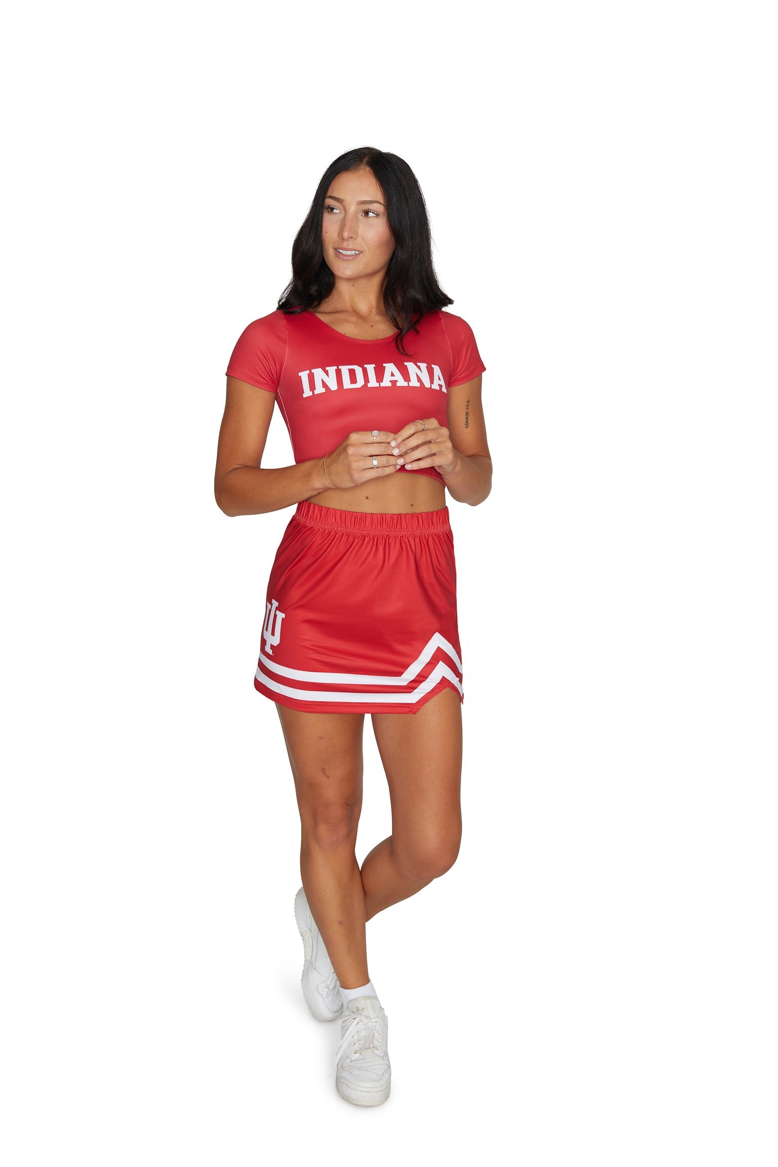 Indiana Hoosiers Crimson Babydoll Tee