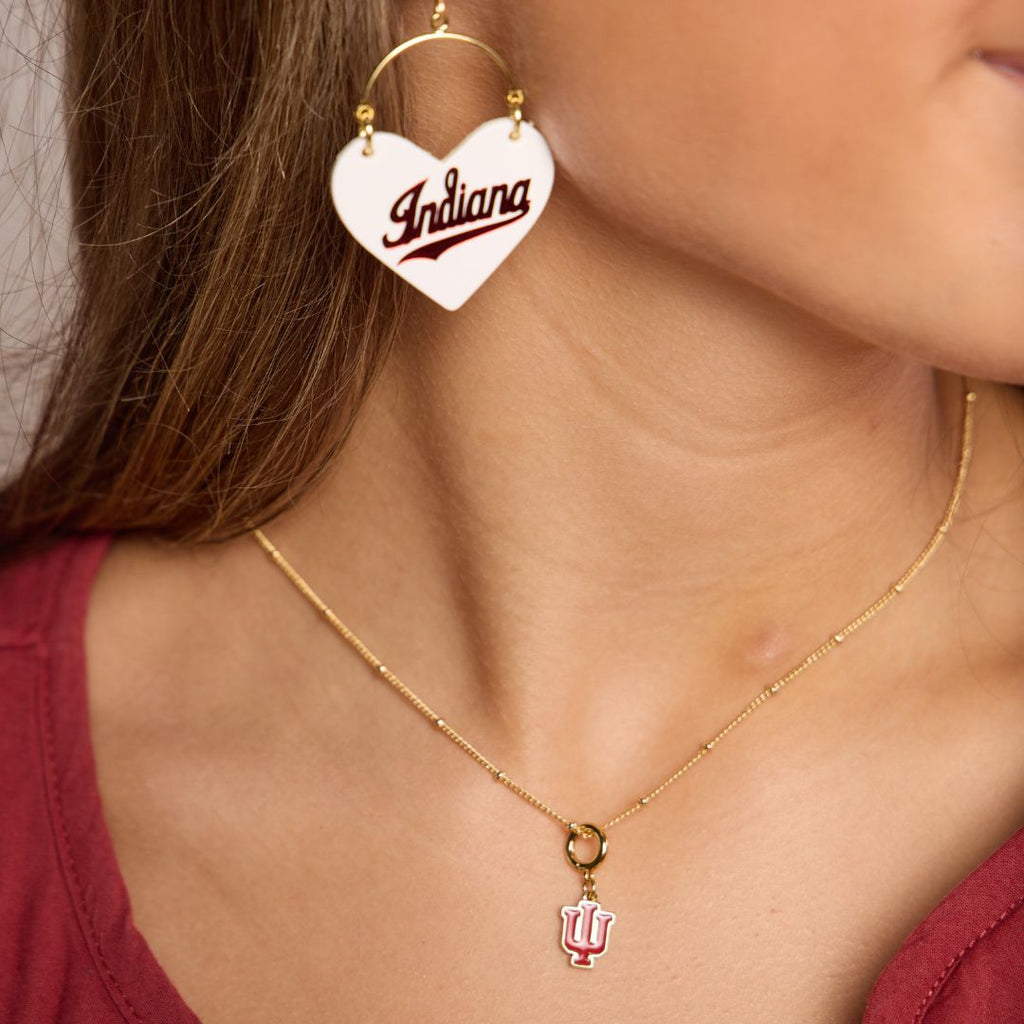Indiana University Enamel Charm