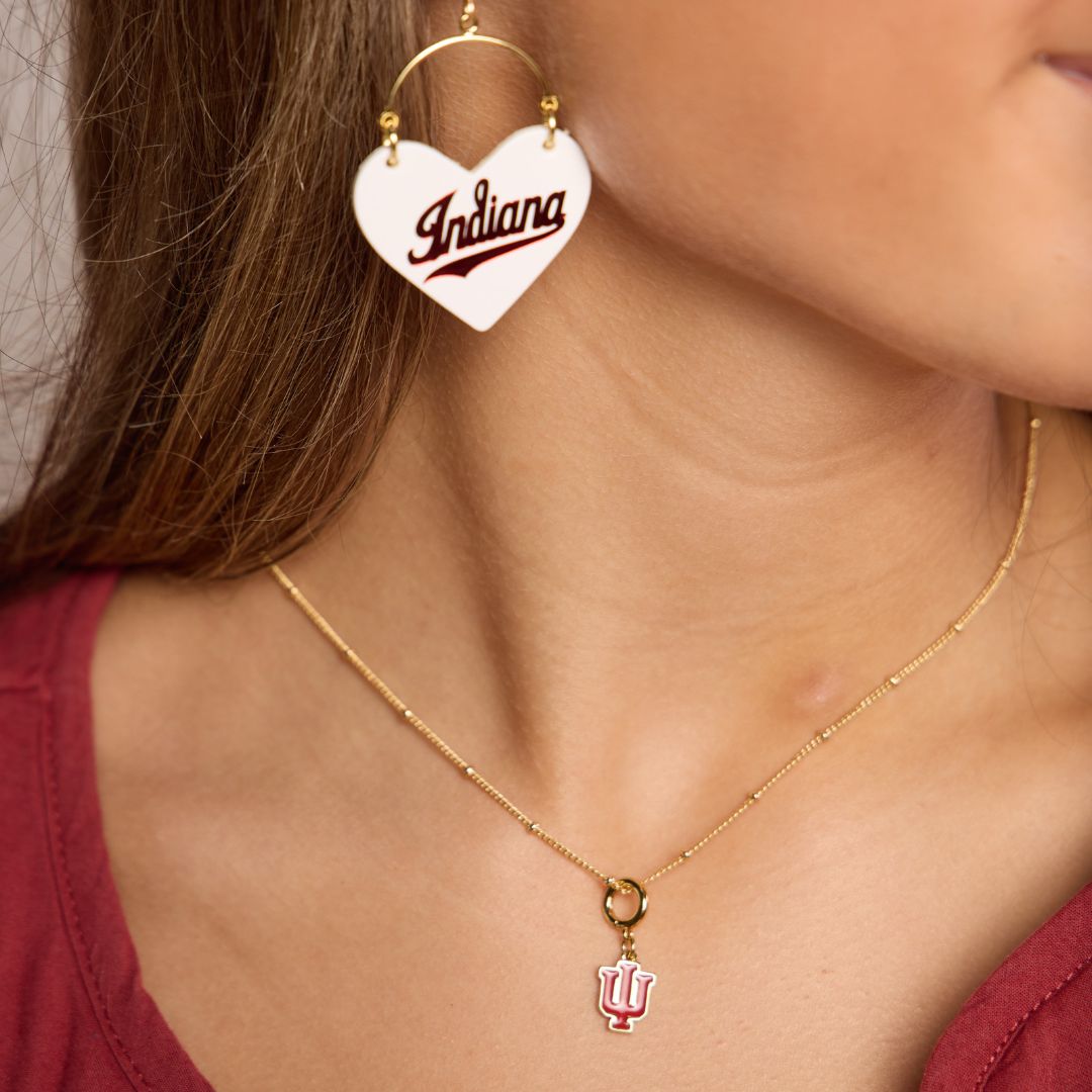 Indiana University Enamel Charm