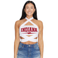 Indiana Hoosiers White Multi Way Bandeau Top