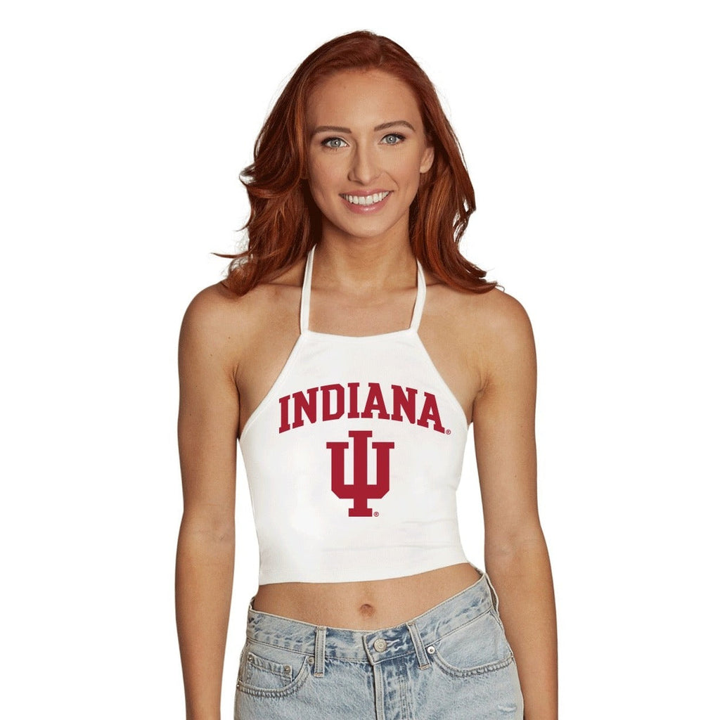 Indiana Hoosiers White Halter Top