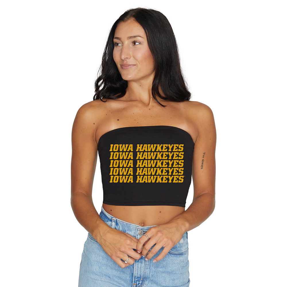 Iowa Hawkeyes Repeat Tube Top