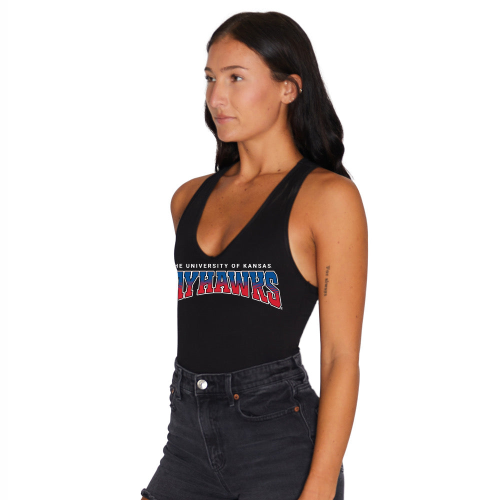 Kansas Jayhawks Black Bodysuit