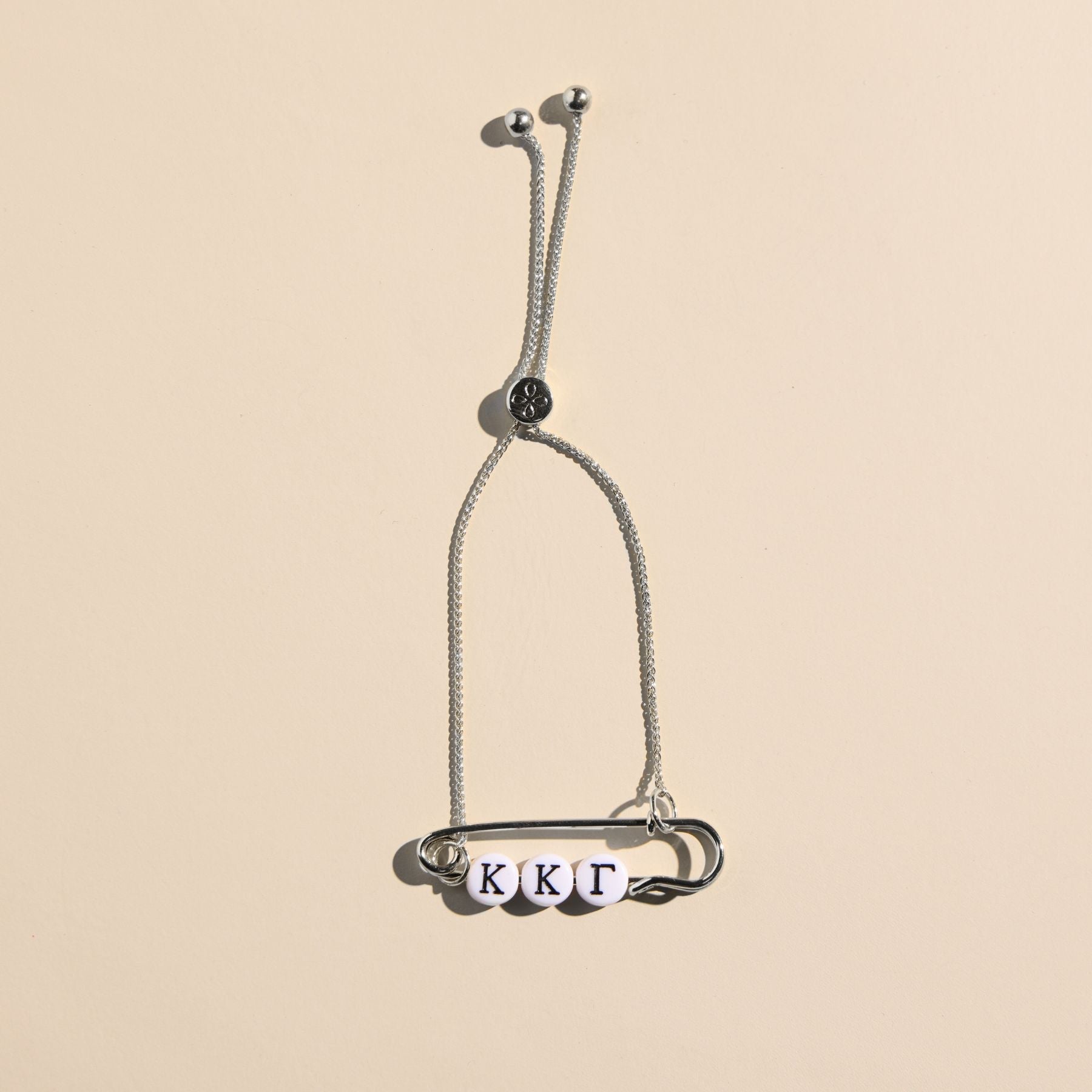 Kappa Kappa Gamma Sorority Safety Pin Bracelet - Officially Licensed