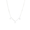 Kappa Alpha Theta Silver Greek Letters Necklace