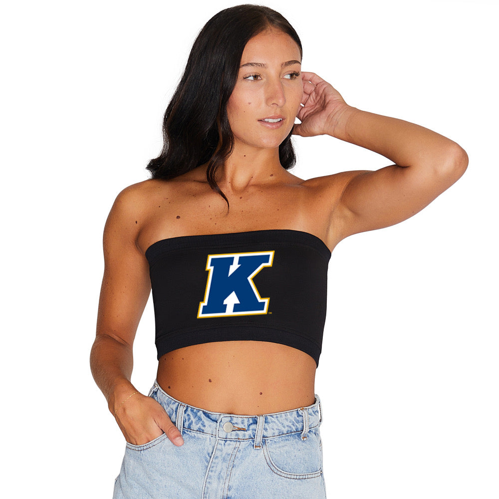 Kent State Black Bandeau Top