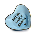 Kappa Kappa Gamma Ceramic Ring Dish