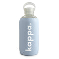 Kappa Kappa Gamma Glass Water Bottle with Silicone Sleeve