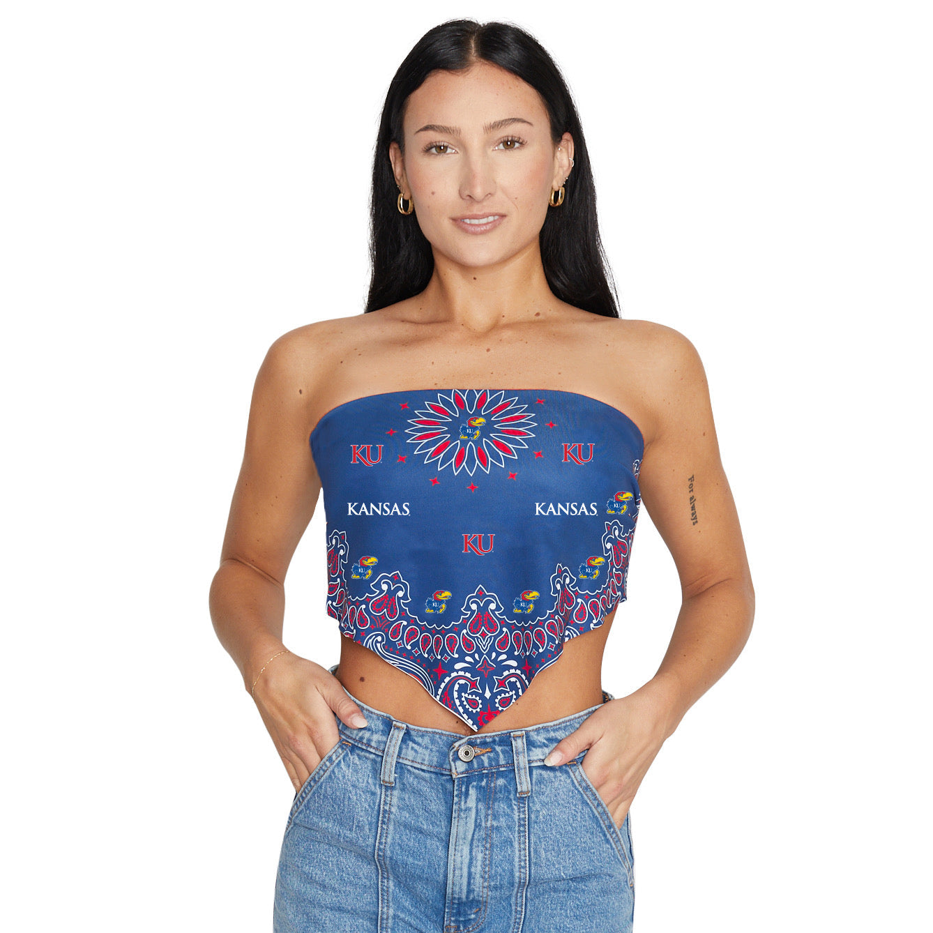 Kansas Jayhawks Bandana Top