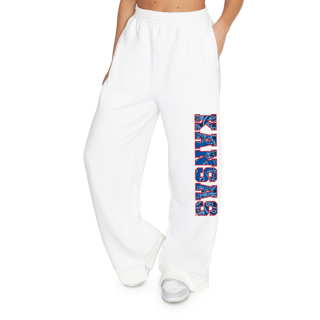 Kansas Jayhawks Bandana Flare Sweatpants