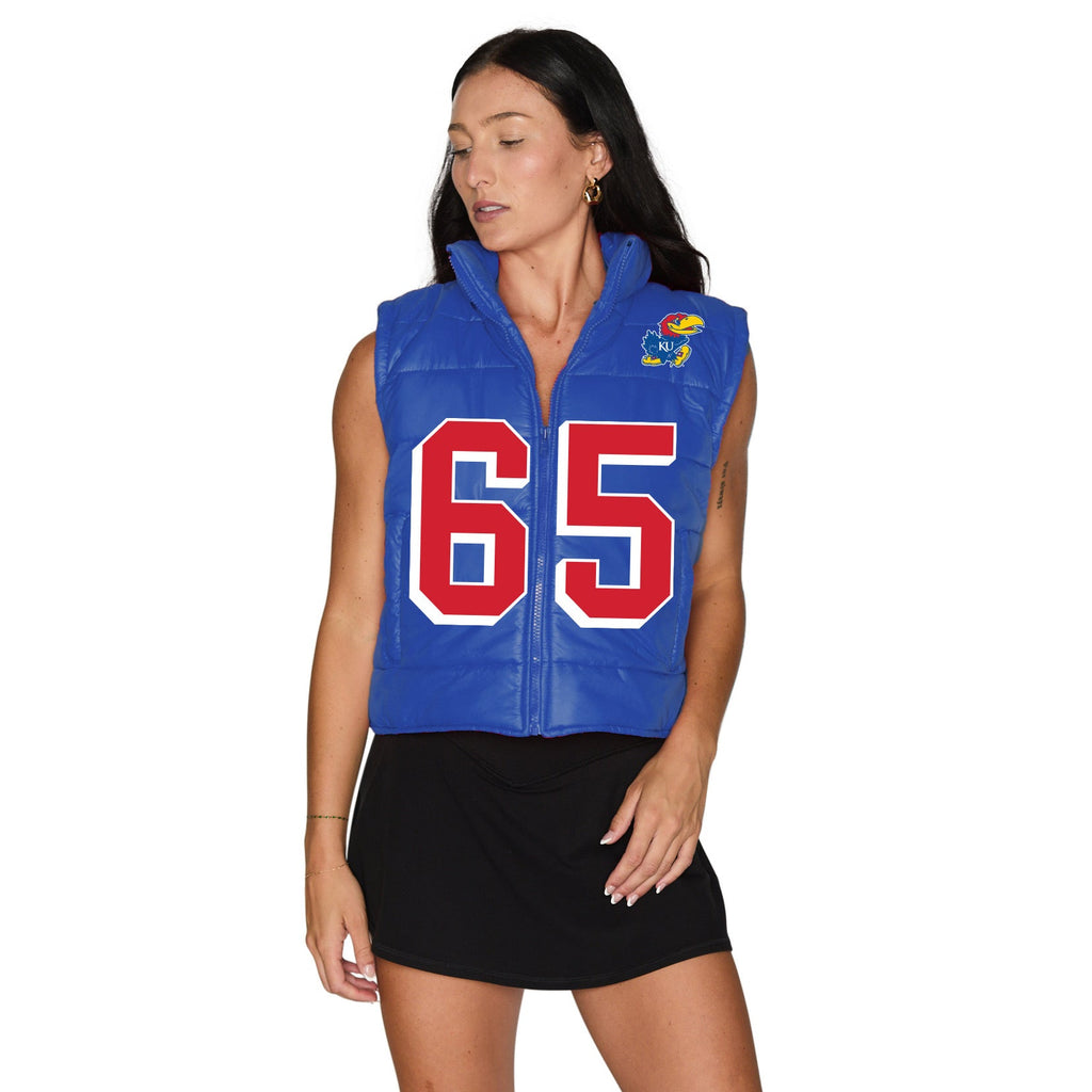 Kansas Jayhawks Puffer Vest