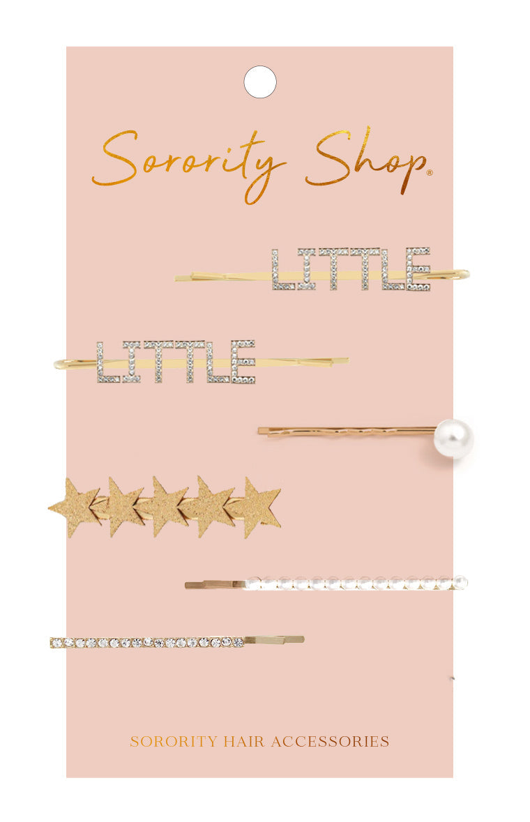 Sorority Little Hair Clips