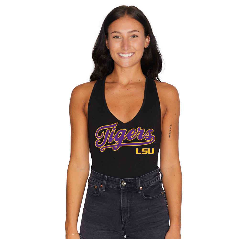 LSU Black Bodysuit