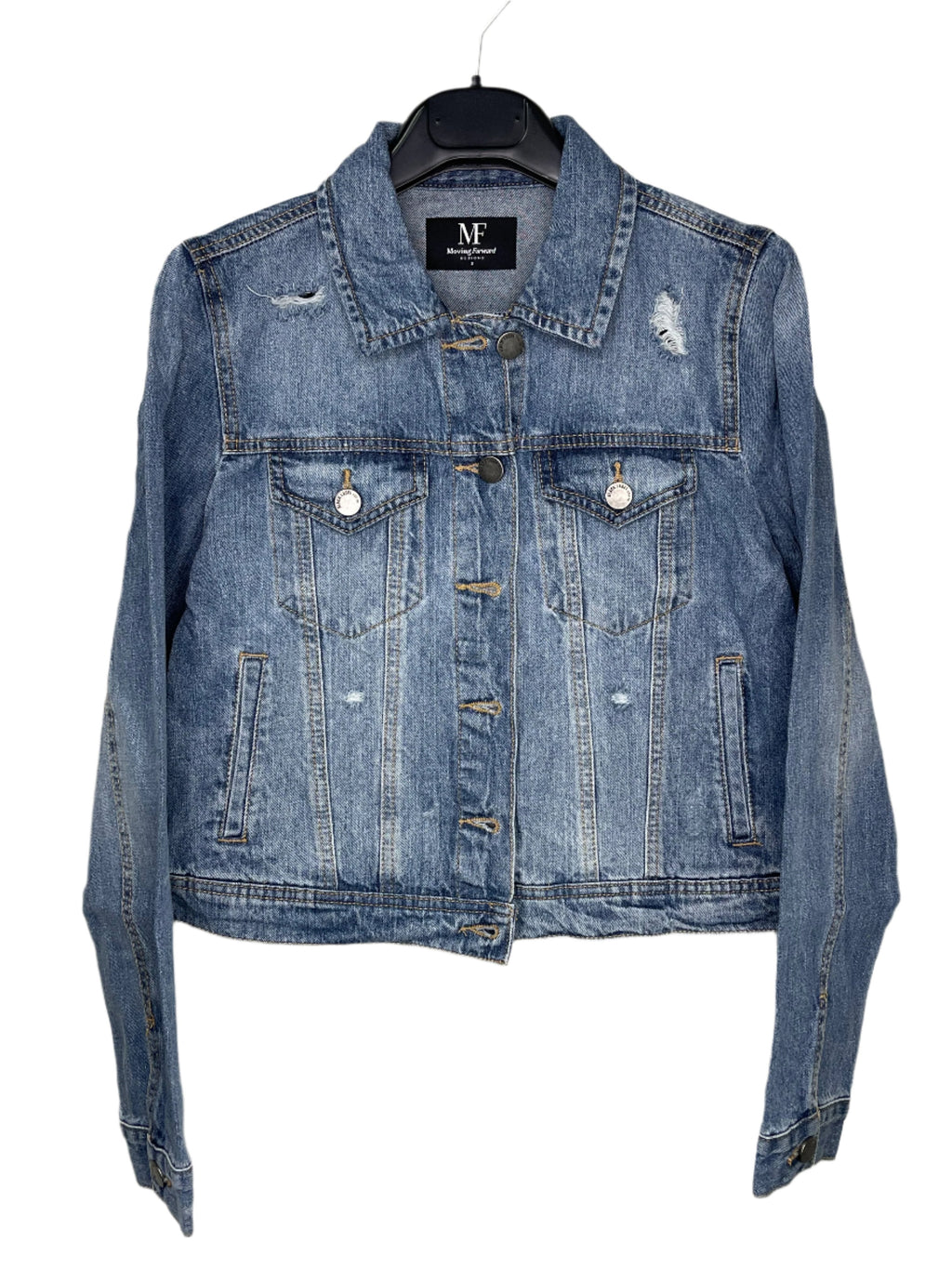 Indiana University IU Hoosiers Blue Denim Jacket