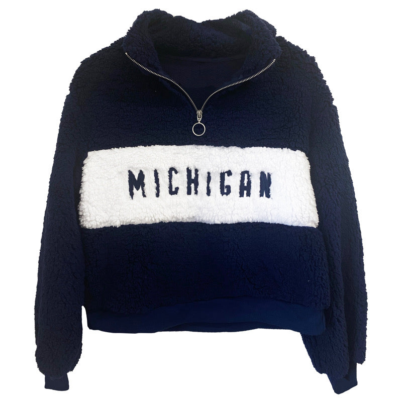 University of Michigan Teddy Quarter Zip