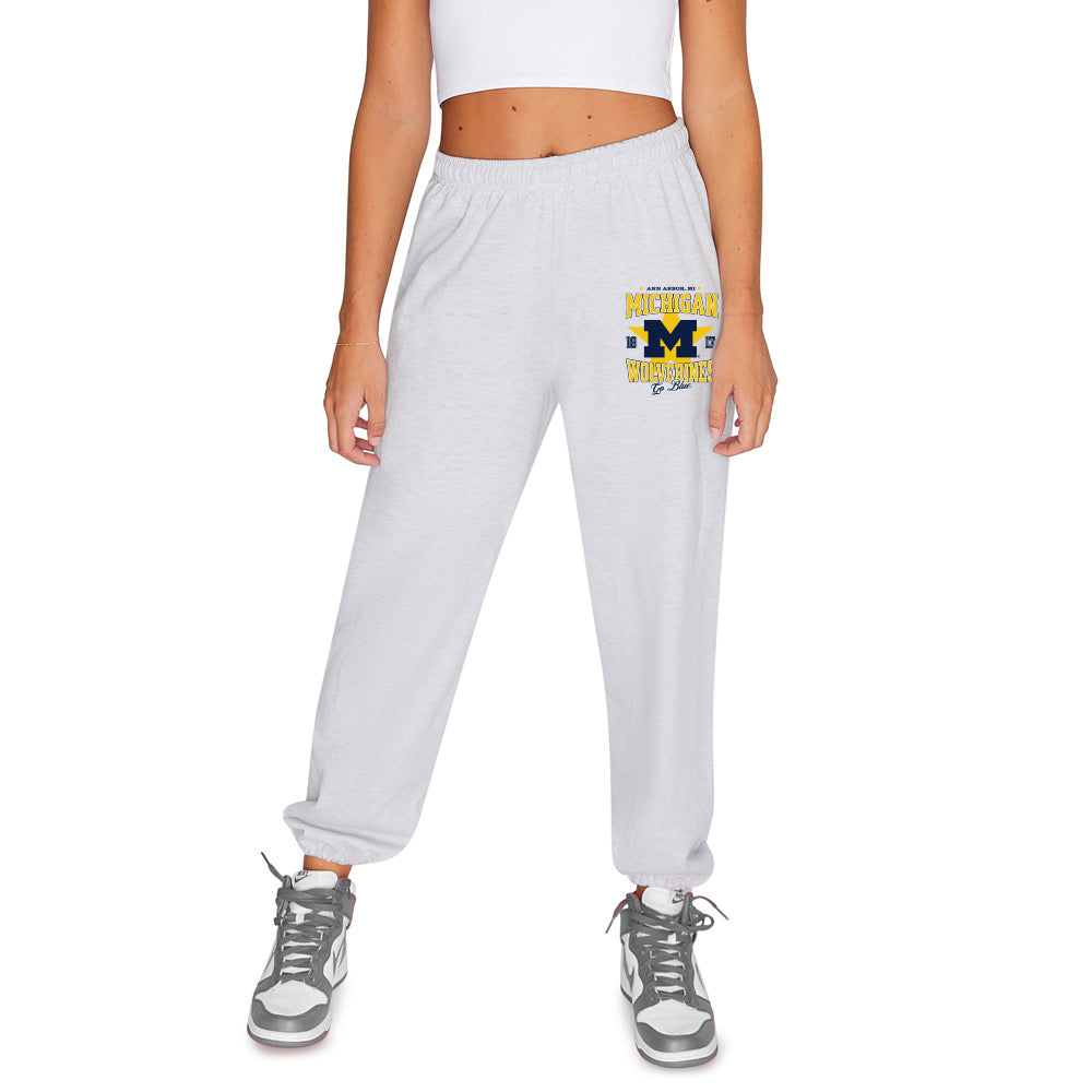 University of Michigan Gray Sweatpants
