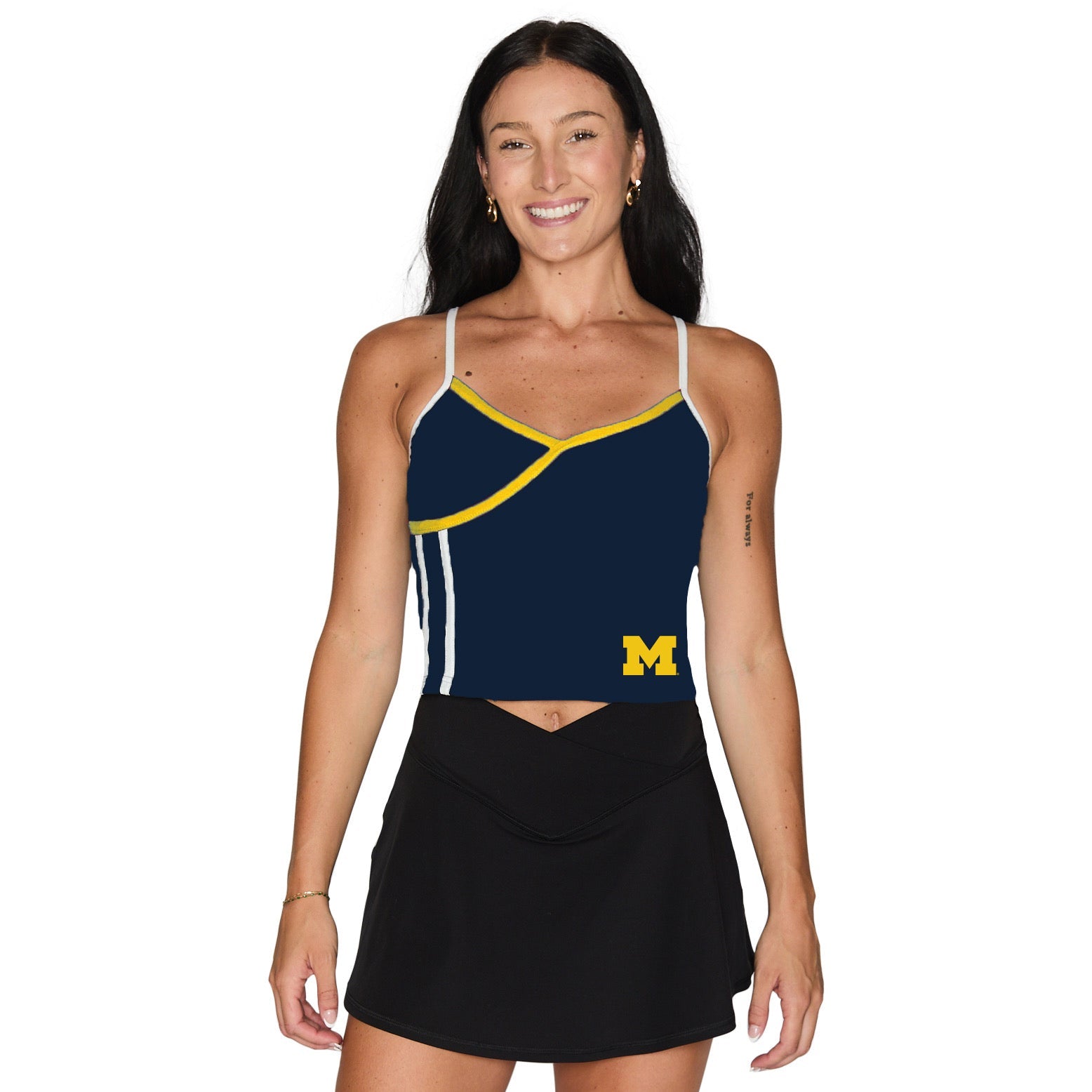 University of Michigan Contrast Spaghetti Tank