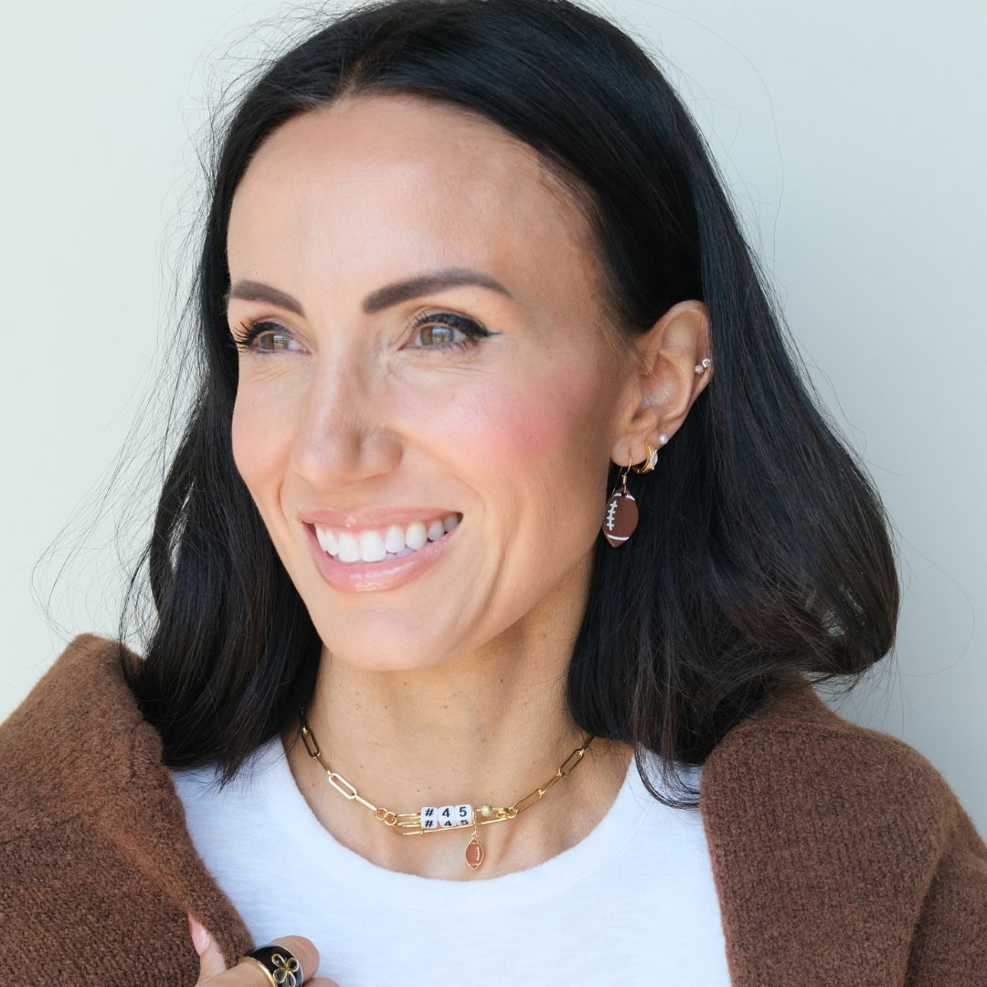 Mini Touchdown Earrings