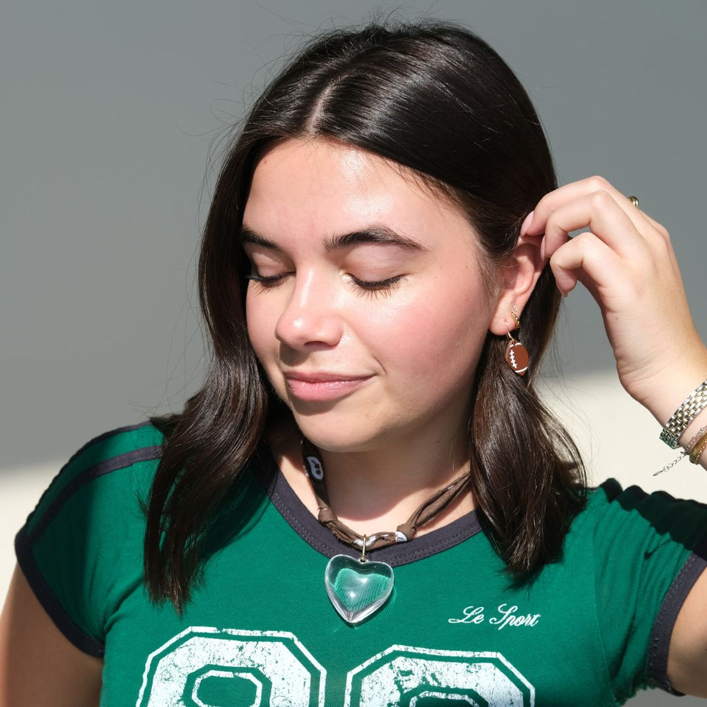 Mini Touchdown Earrings