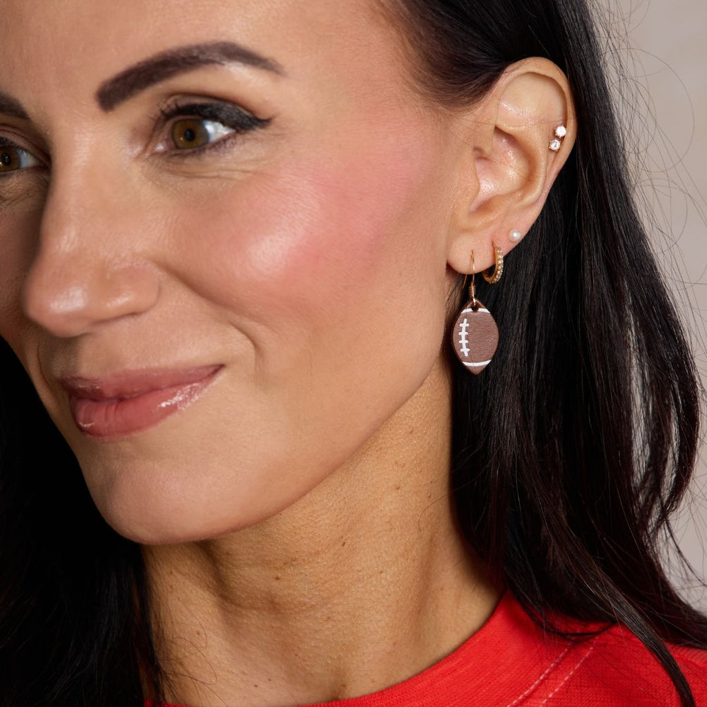 Mini Touchdown Earrings