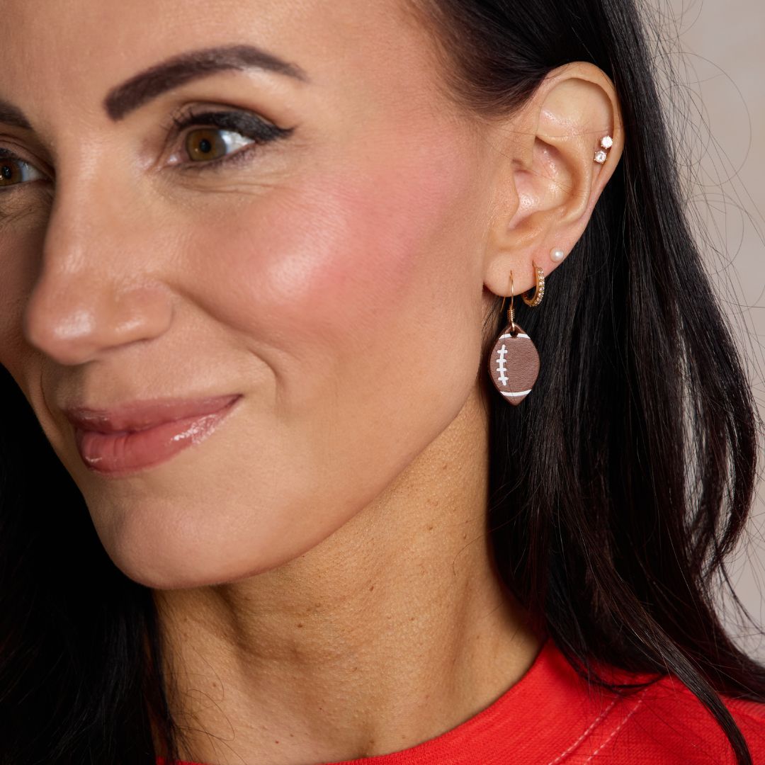 Mini Touchdown Earrings