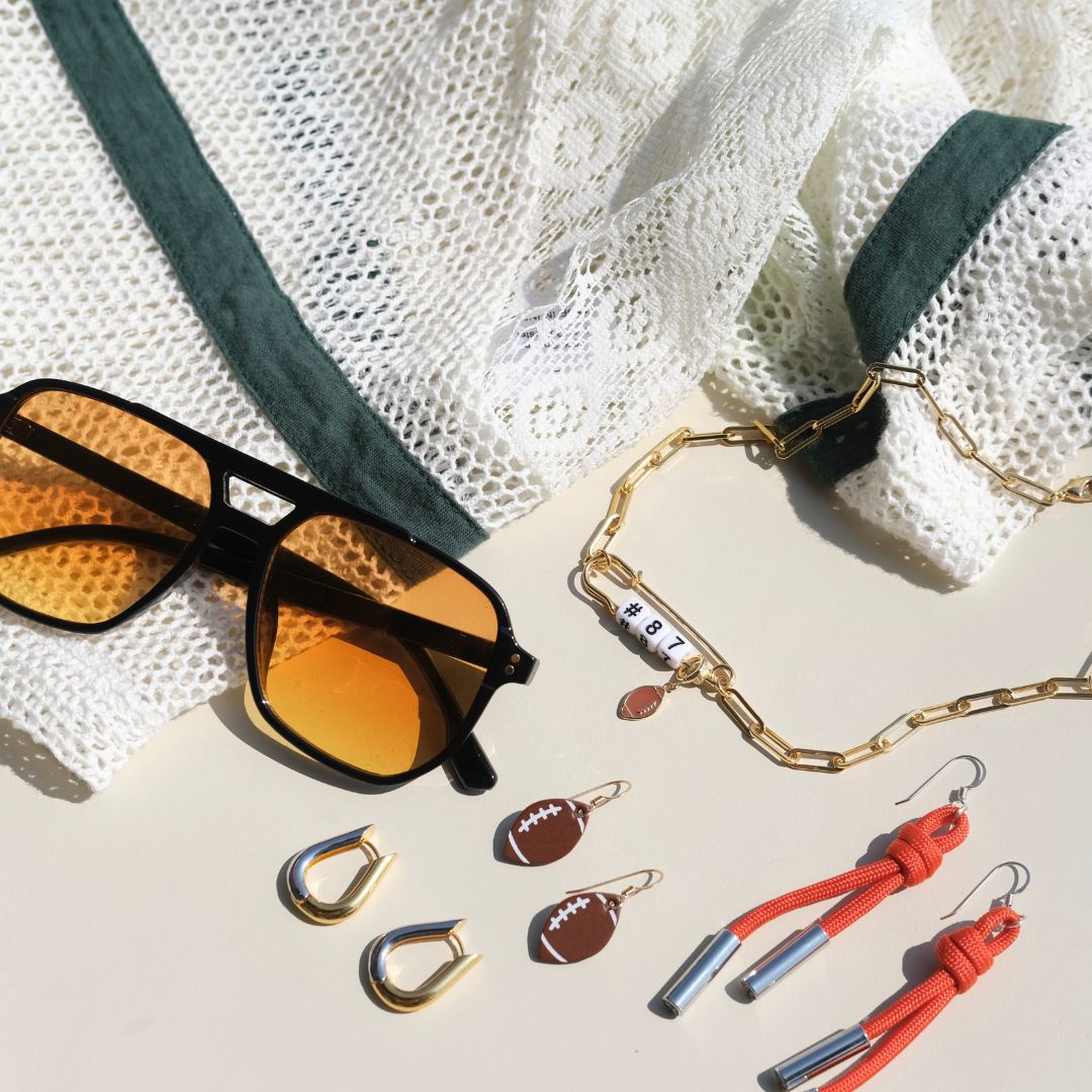 Mini Touchdown Earrings