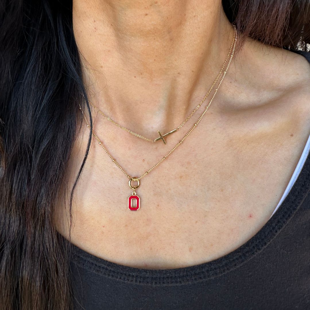 Ohio State University Charm Necklace
