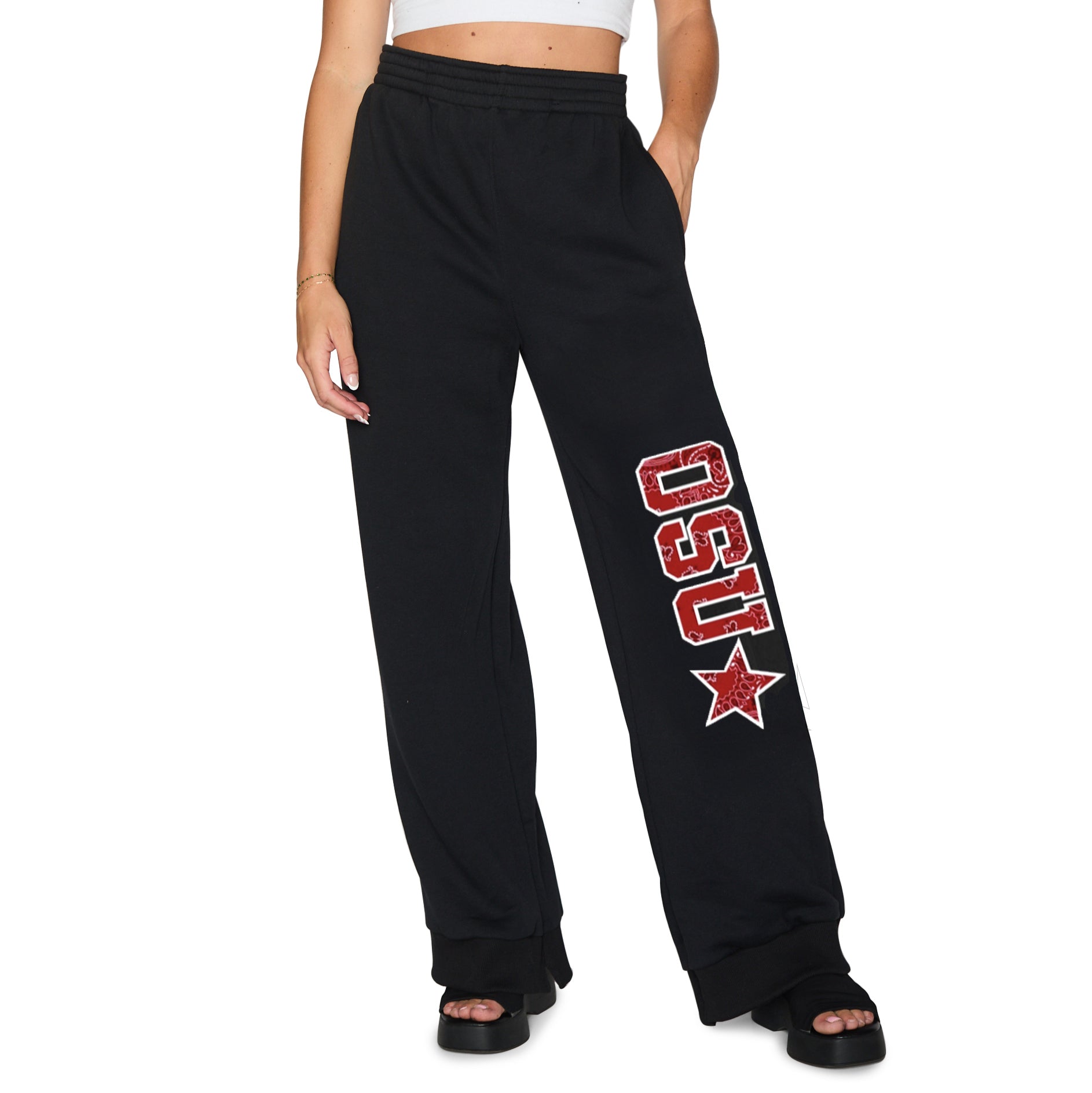 Ohio State OSU Buckeyes Bandana Flare Sweatpants