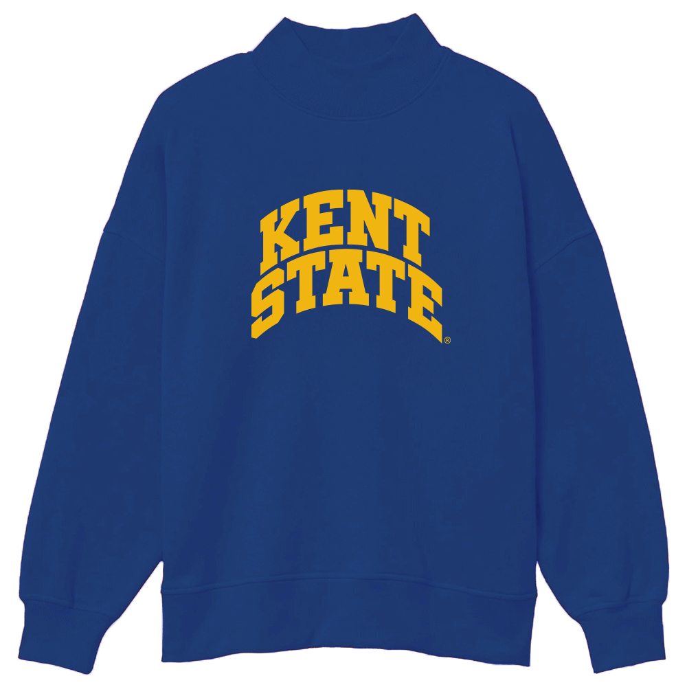 Kent State Mock Neck Sweatshirt