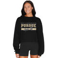 Purdue Black Crewneck