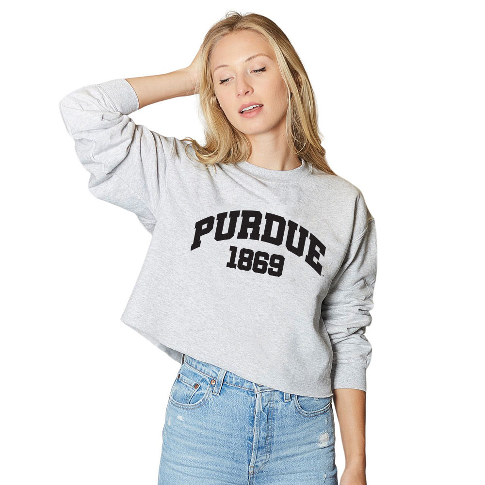 Purdue Established Crewneck
