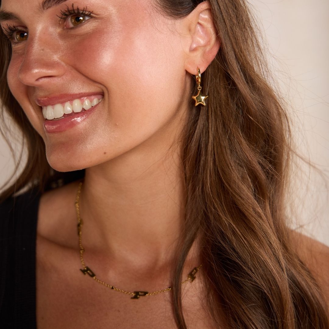 Purdue University Gem Delicate Saturn Chain Necklace