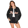 Oklahoma State Satin Letterman Bomber Jacket