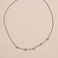 Silver Oklahoma State University "POKES" Initial Necklace