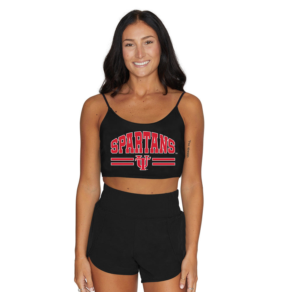 Tampa Spartans Black Spaghetti Tank