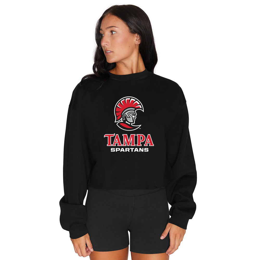Tampa Spartans Black Crewneck