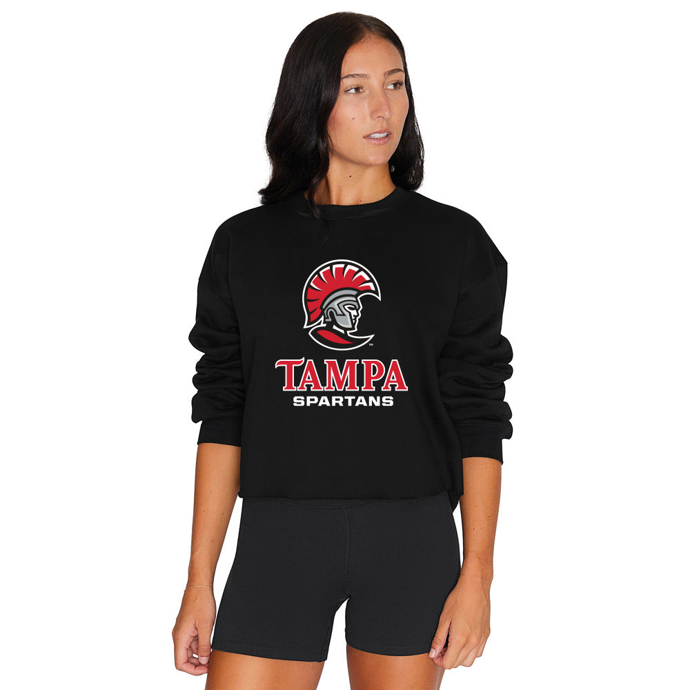 Tampa Spartans Black Crewneck