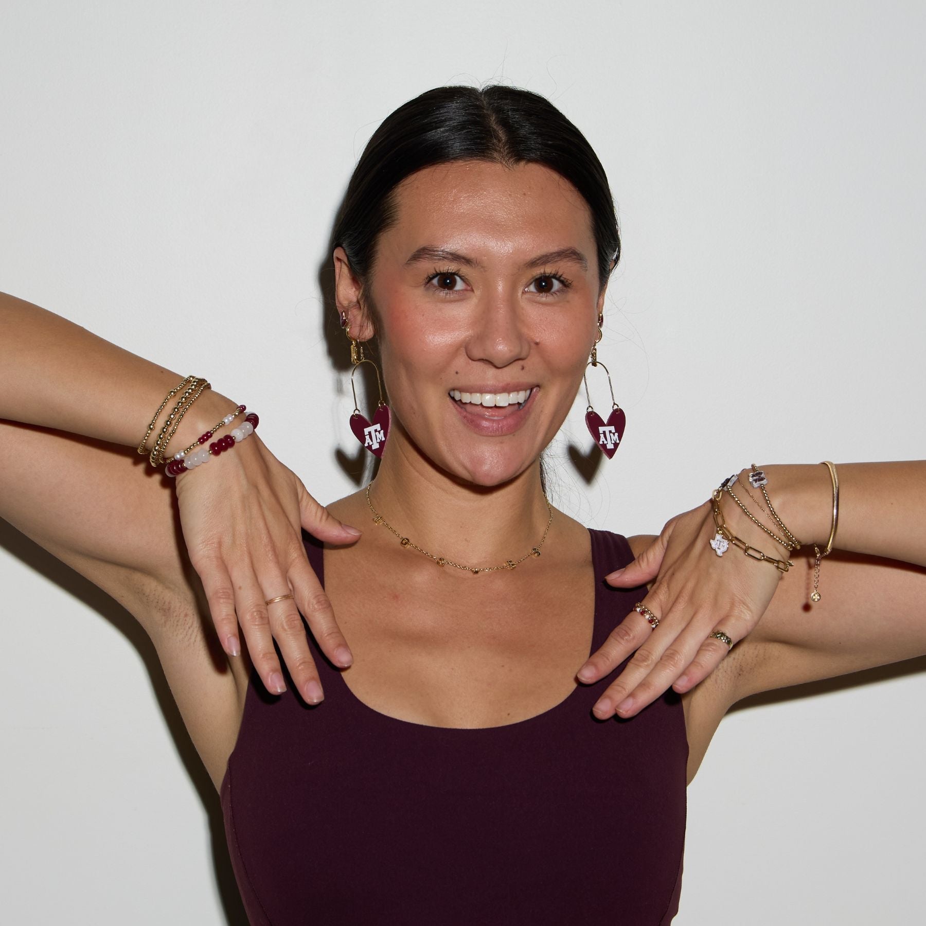 Texas A&M University Charm Bracelet