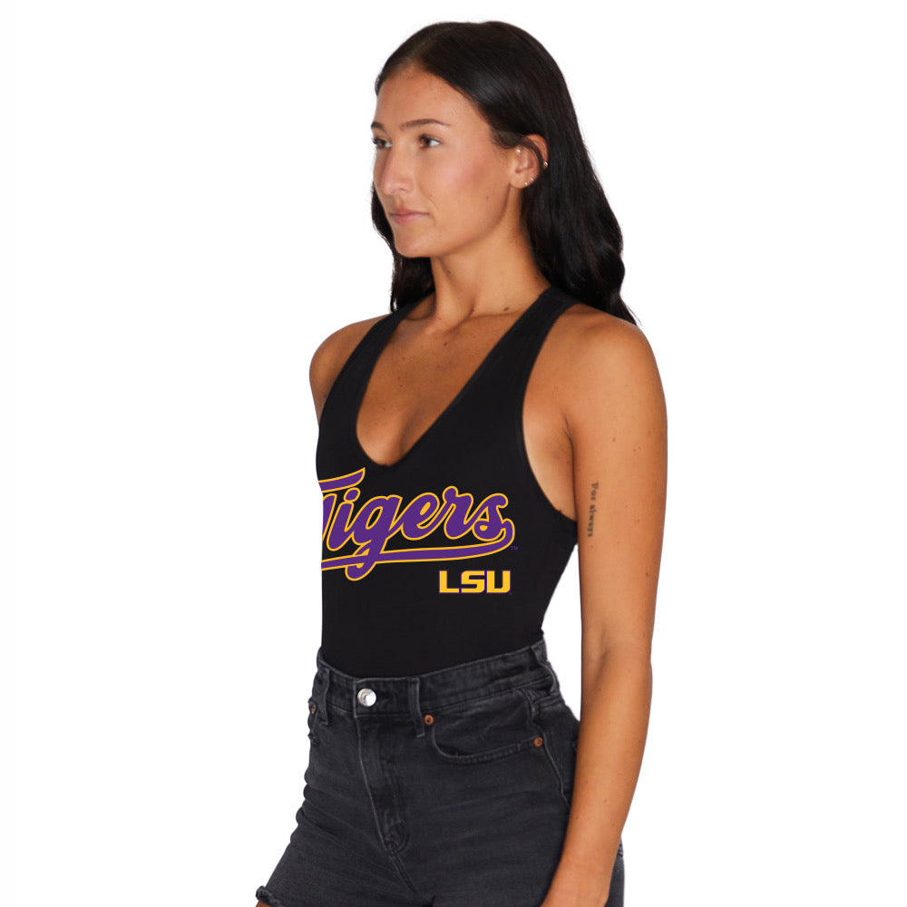 LSU Black Bodysuit