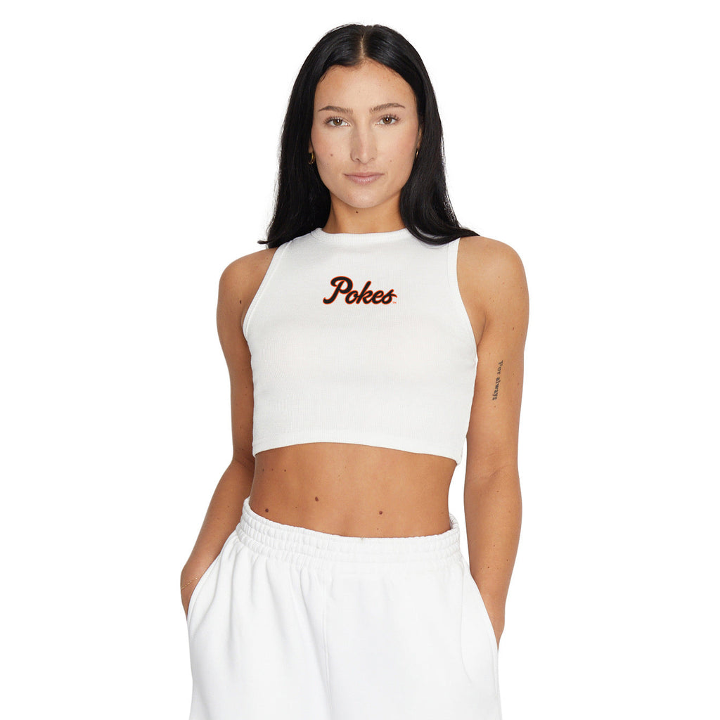 Oklahoma State Touchdown Ribbed Tank