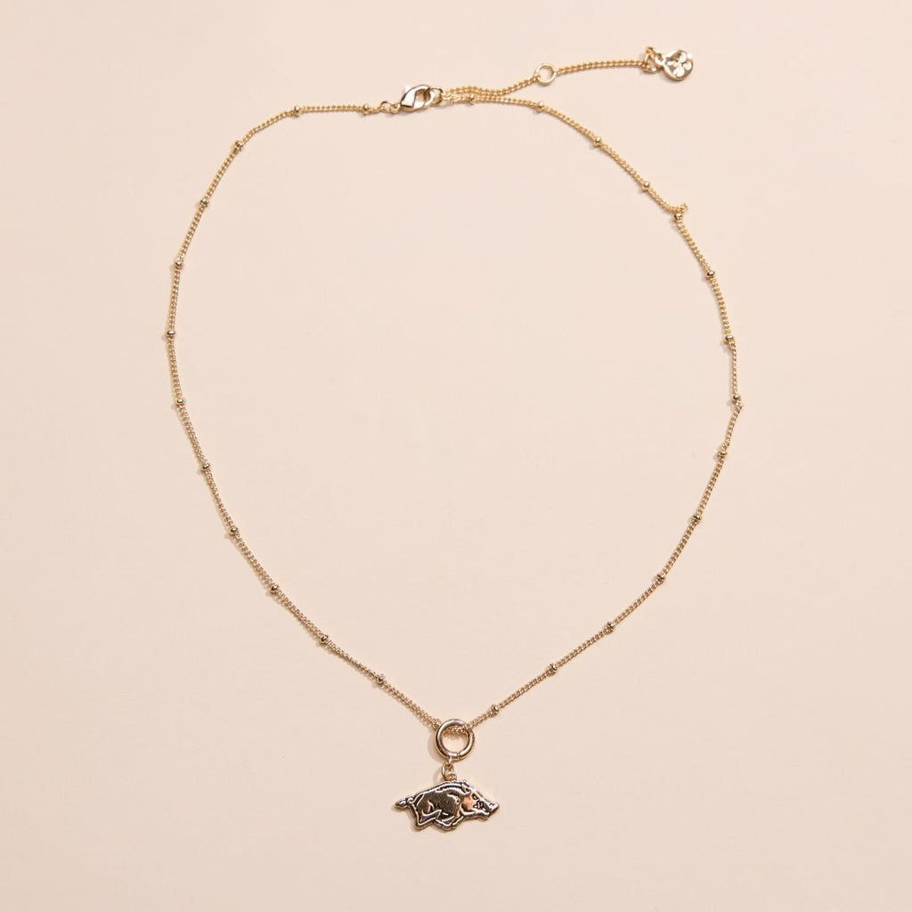 University of Arkansas Charm Necklace