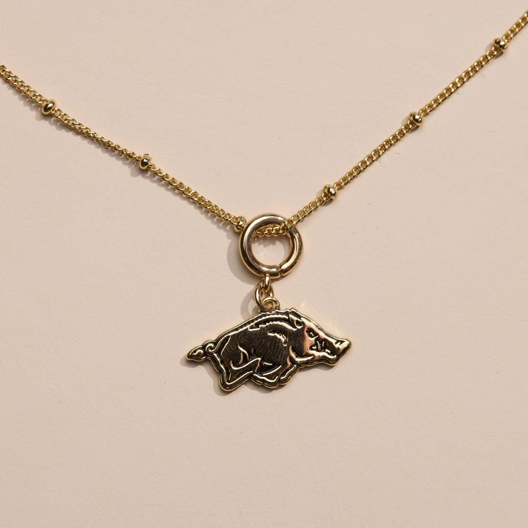 University of Arkansas Charm Necklace