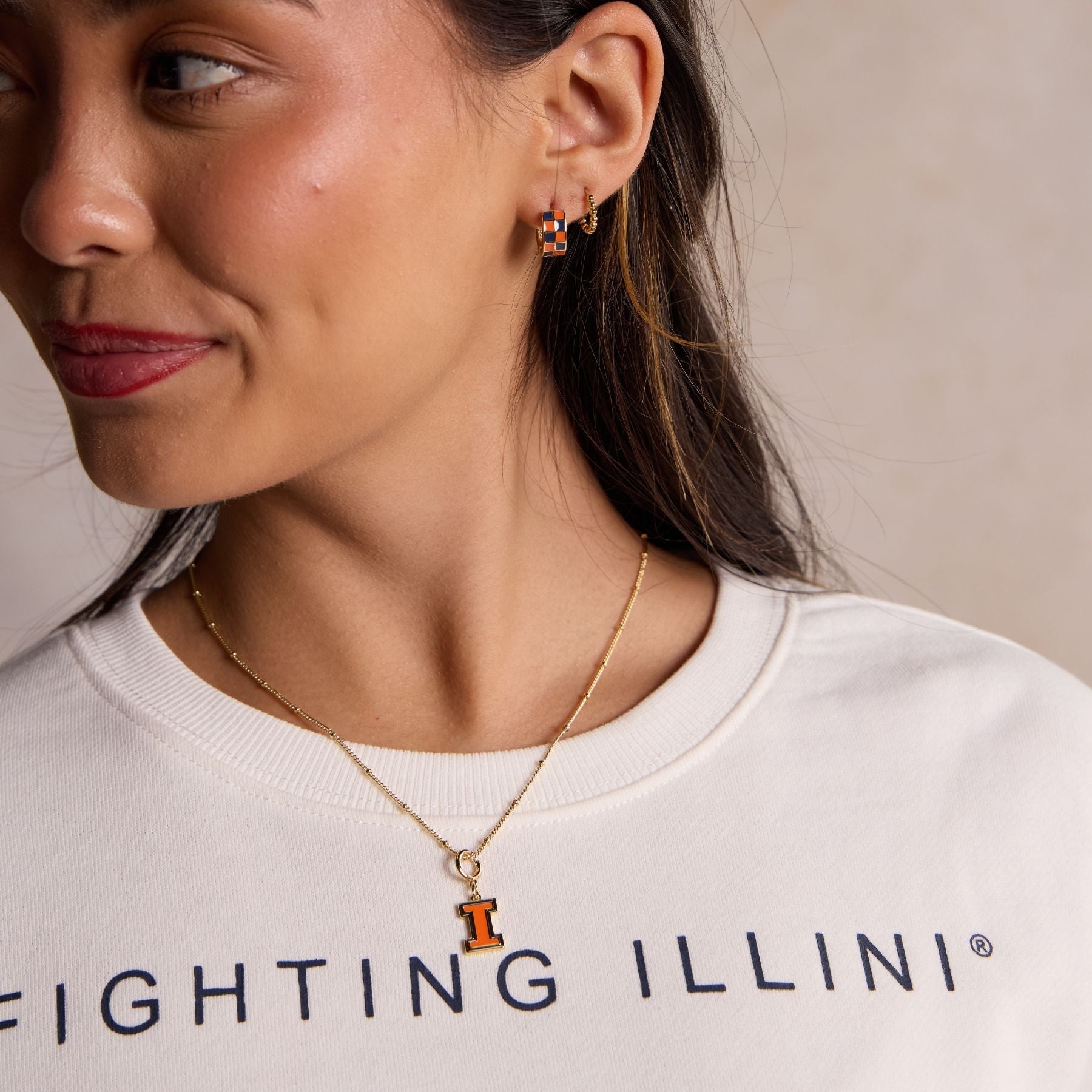 University of Illinois Charm Necklace