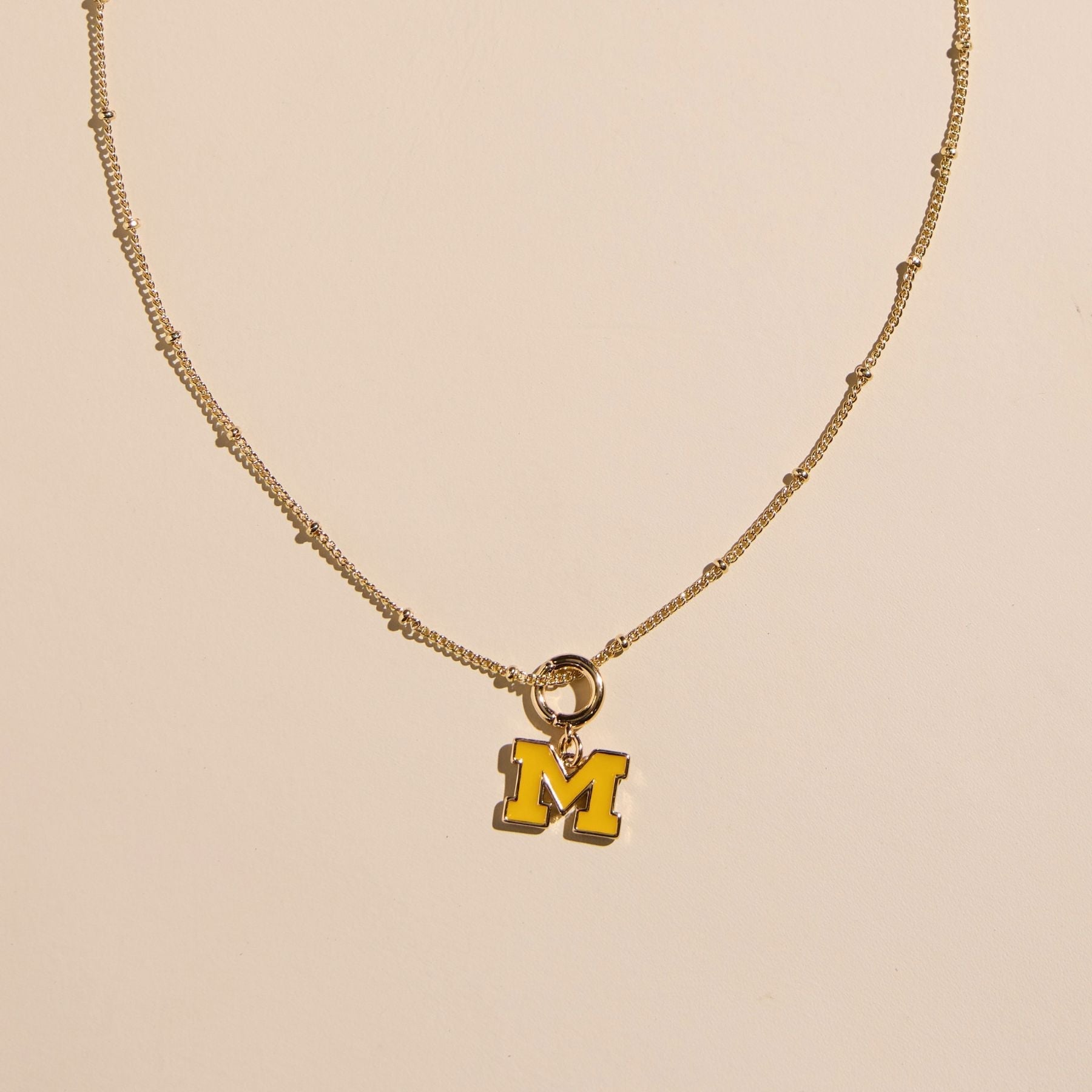 University of Michigan Charm Necklace
