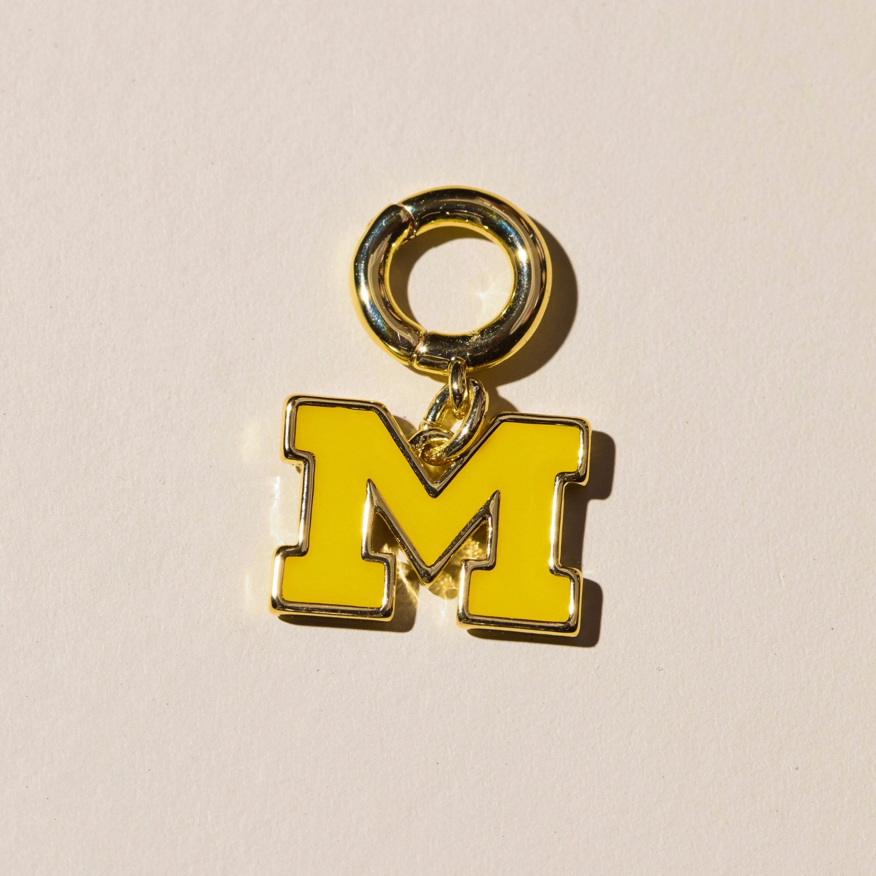 University of Michigan Enamel Charm