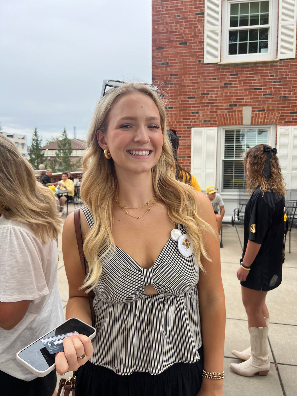 University of Missouri MIZ Initial Necklace