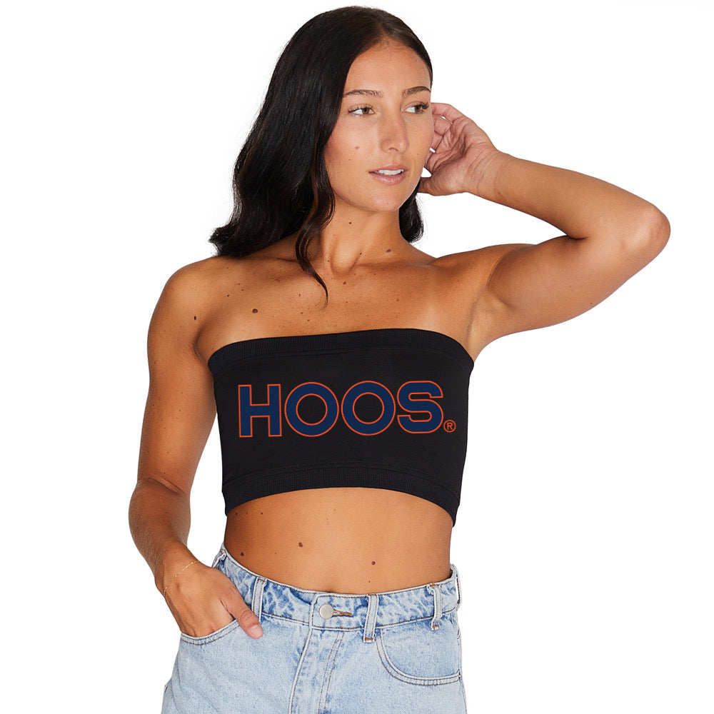 Virginia Cavaliers Black Bandeau Top