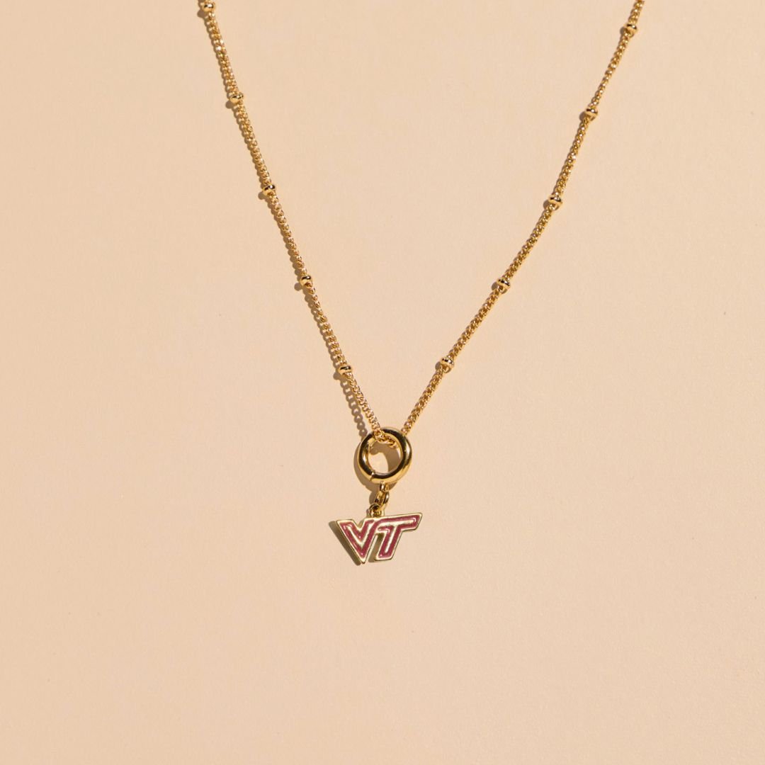 Virginia Tech University Logo Charm